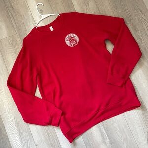 Brouwerij West Sweatshirt crewneck logo unsiex Red (xlarge) bright casual comfy